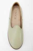Dalya - Sage Green Leather Slip On (Women)