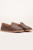 Dalya - Brown Leather Slip On (Women)